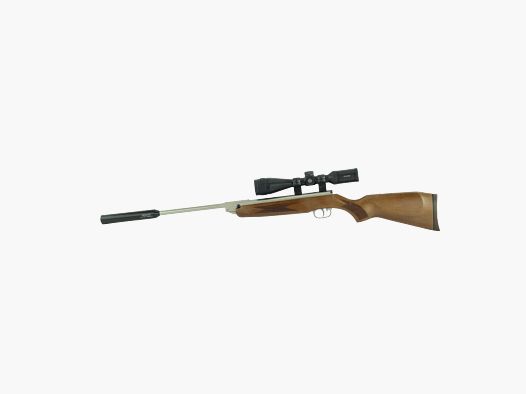 Weihrauch HW 30 K luxury nickel 4.5mm diabolo #as new including scope and silencer