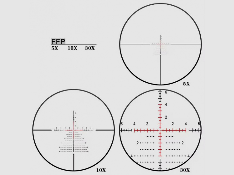 Discovery Optics Zielfernrohr 5-30x56 SFIR SLT FFP mit Zero Stop - Neuware / ÜBERALL AUSVERKAUFT