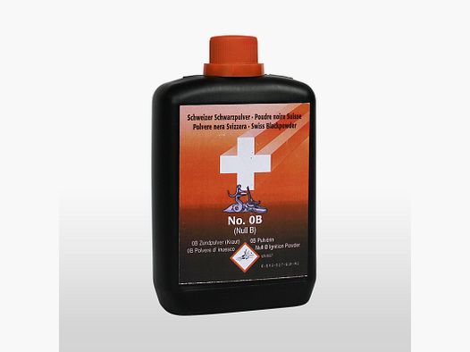 Schweizer Schwarzpulver Zündkraut, Kaliber