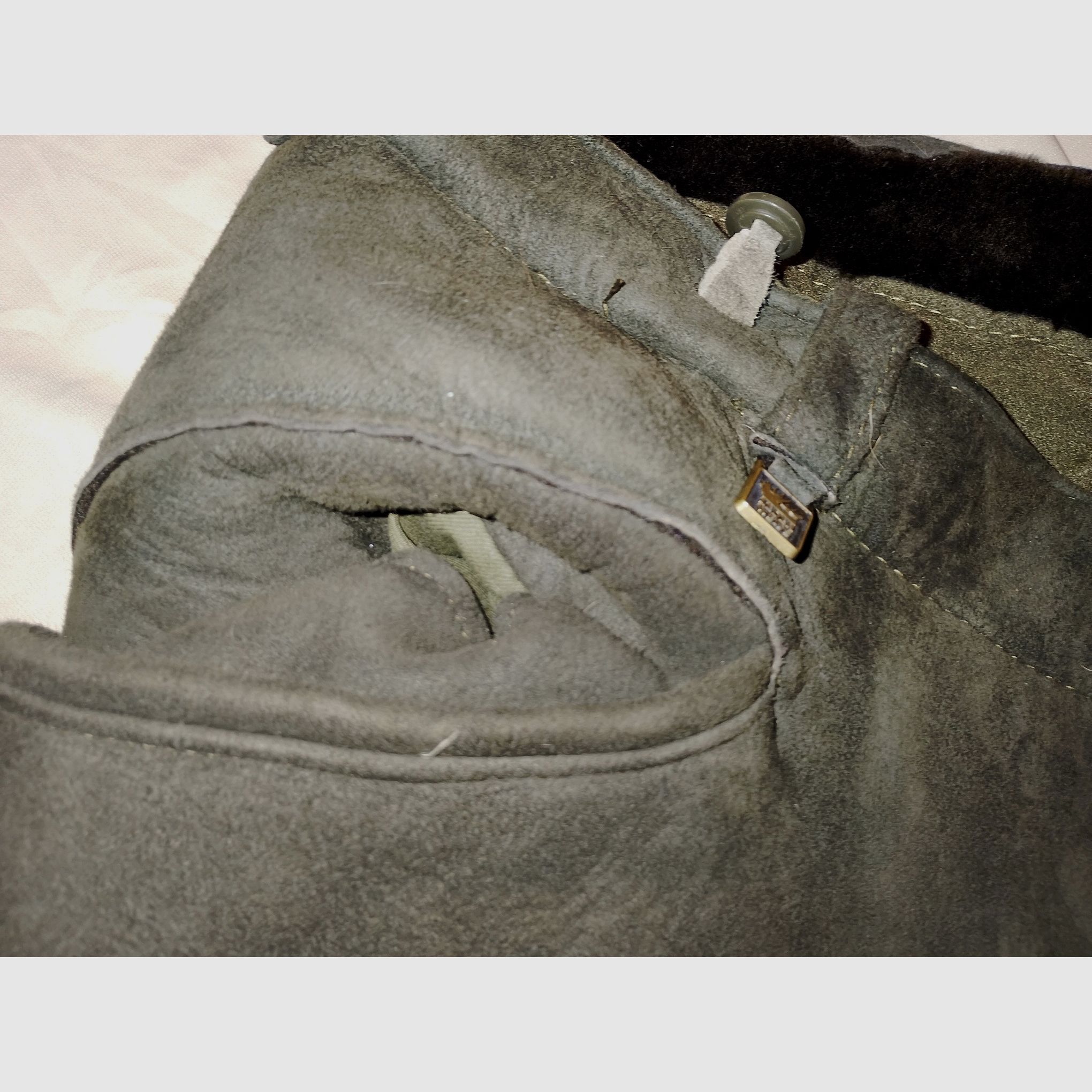 Qualitative Ansitzhose - Hersteller Leder Weiß