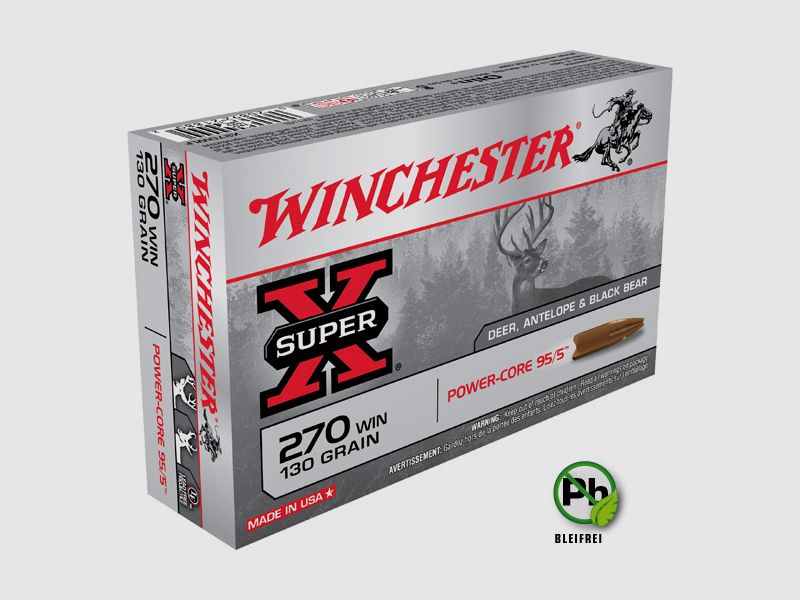 Winchester .270Win. 130gr PowerCore – Bleifrei