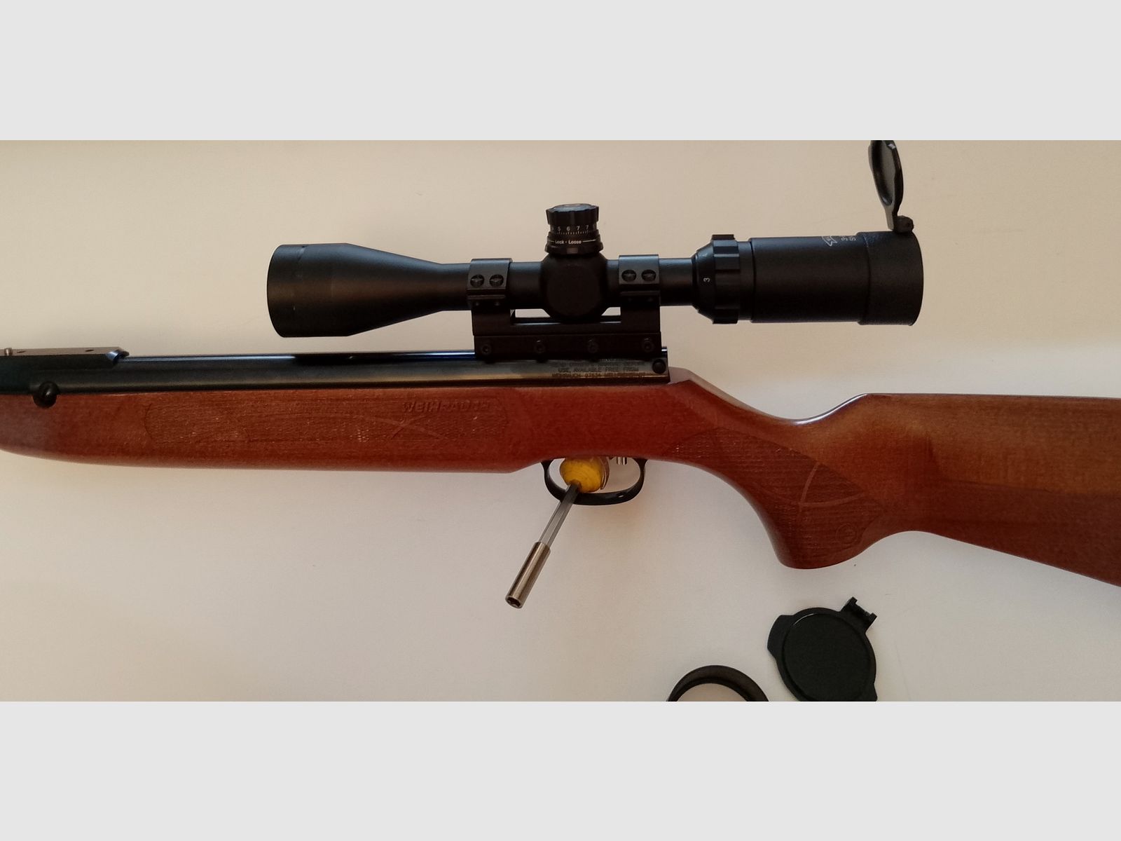 Break barrel air rifle Weihrauch HW 50 S FO beech stock caliber 4.5 mm (P18