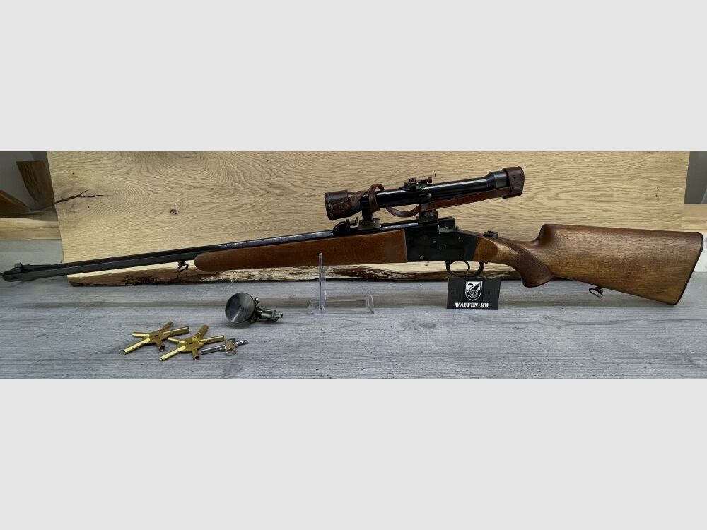 Fusil à bloc vertical - Fritz Langenhan Mod. 1936 + lunette Zielvier et .22lr