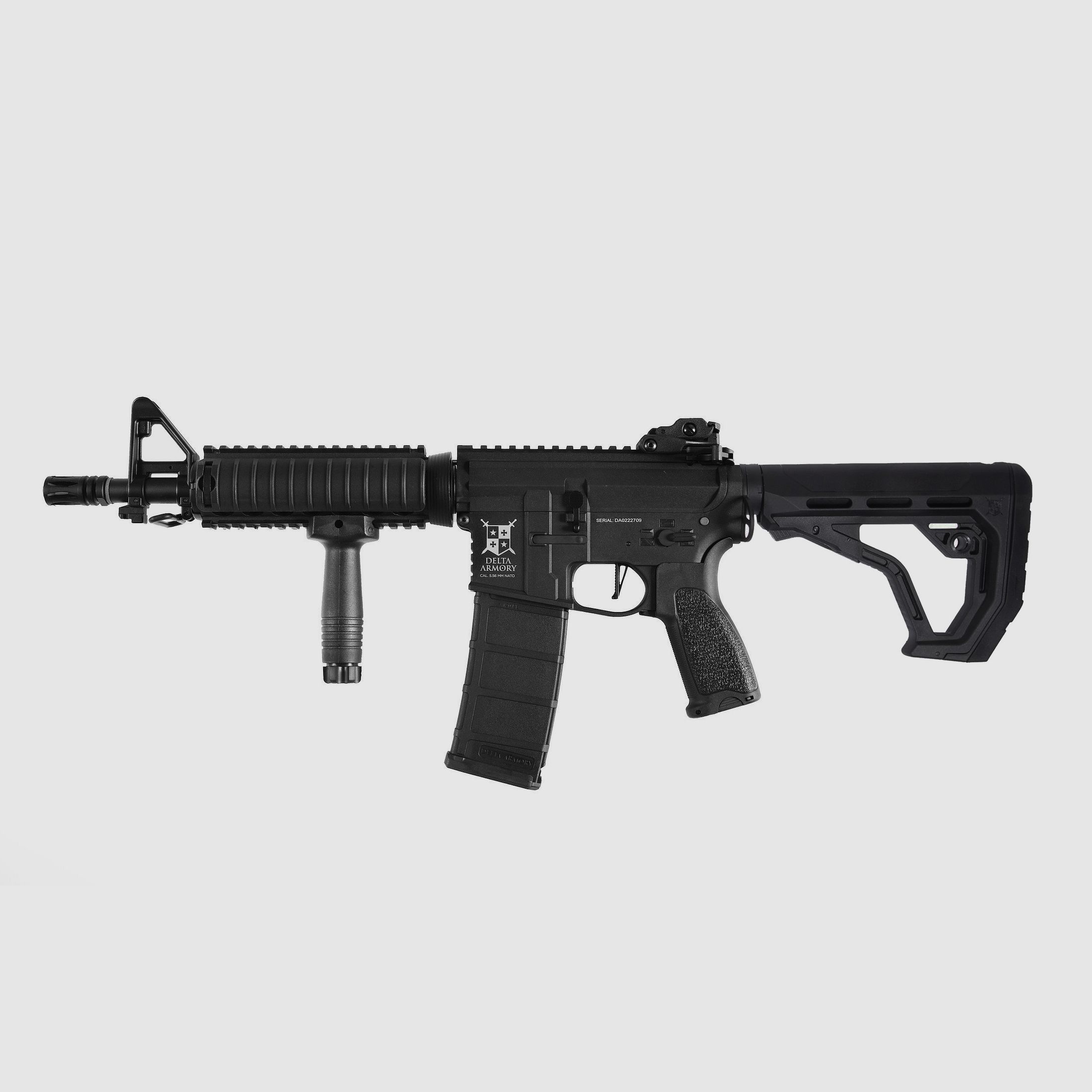 AR15 CQB-R Charlie EAGLE ETU Schwarz S-AEG Softair Gewehr Frei ab 18 Jahren | Delta Armory