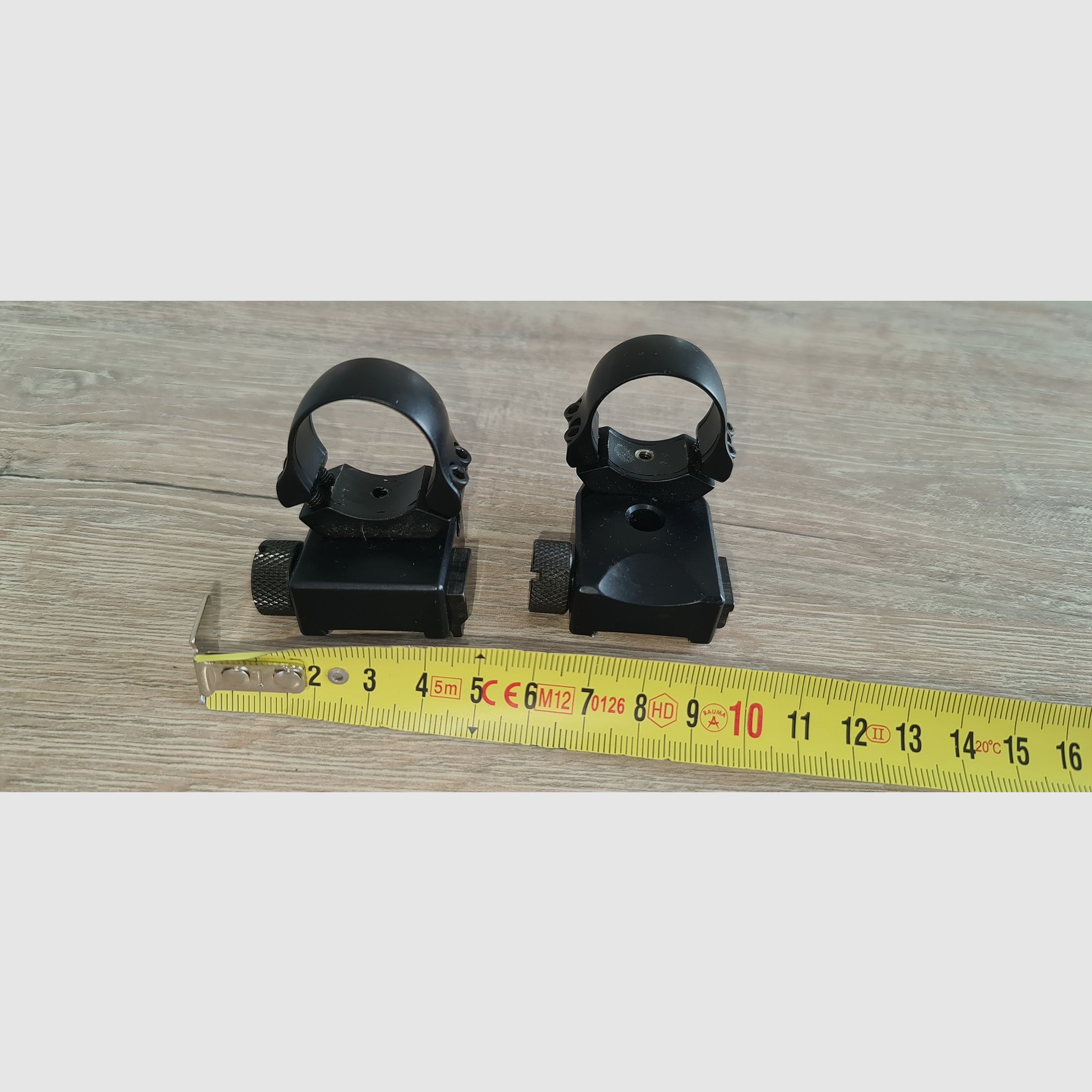 Montaje Recknagel para cola de milano de 19,5 mm incluyendo anillos de 25,4 mm