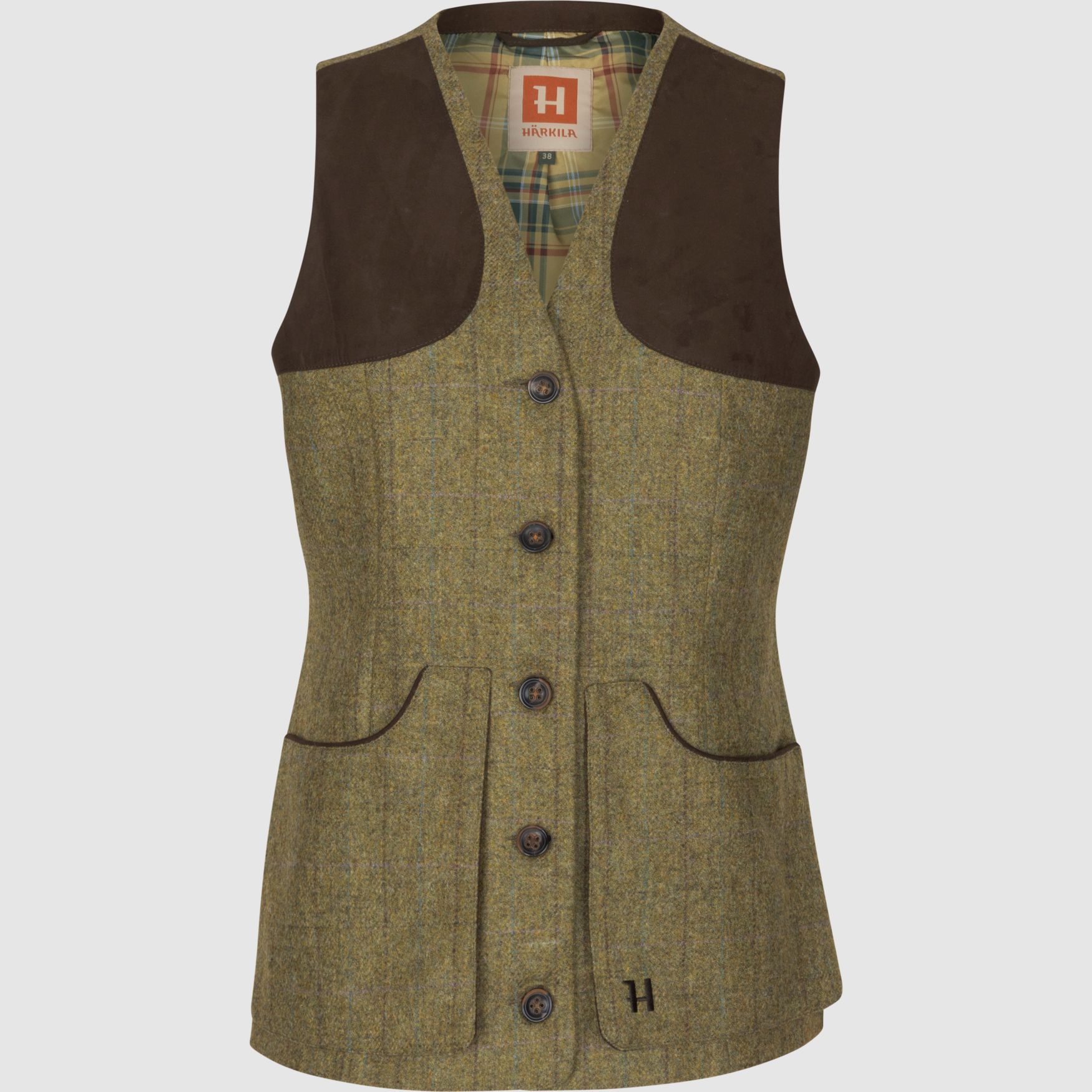 Jura shooting waistcoat Women Olive 42