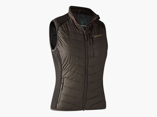 Gilet imbottito Deerhunter Lady Caroline con lavorazione a maglia