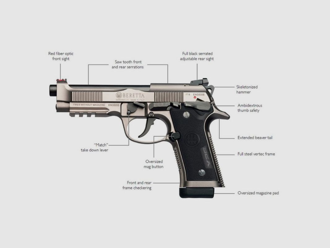 BERETTA PISTOLE 92X PERFORMANCE, Bild 5 von 5
