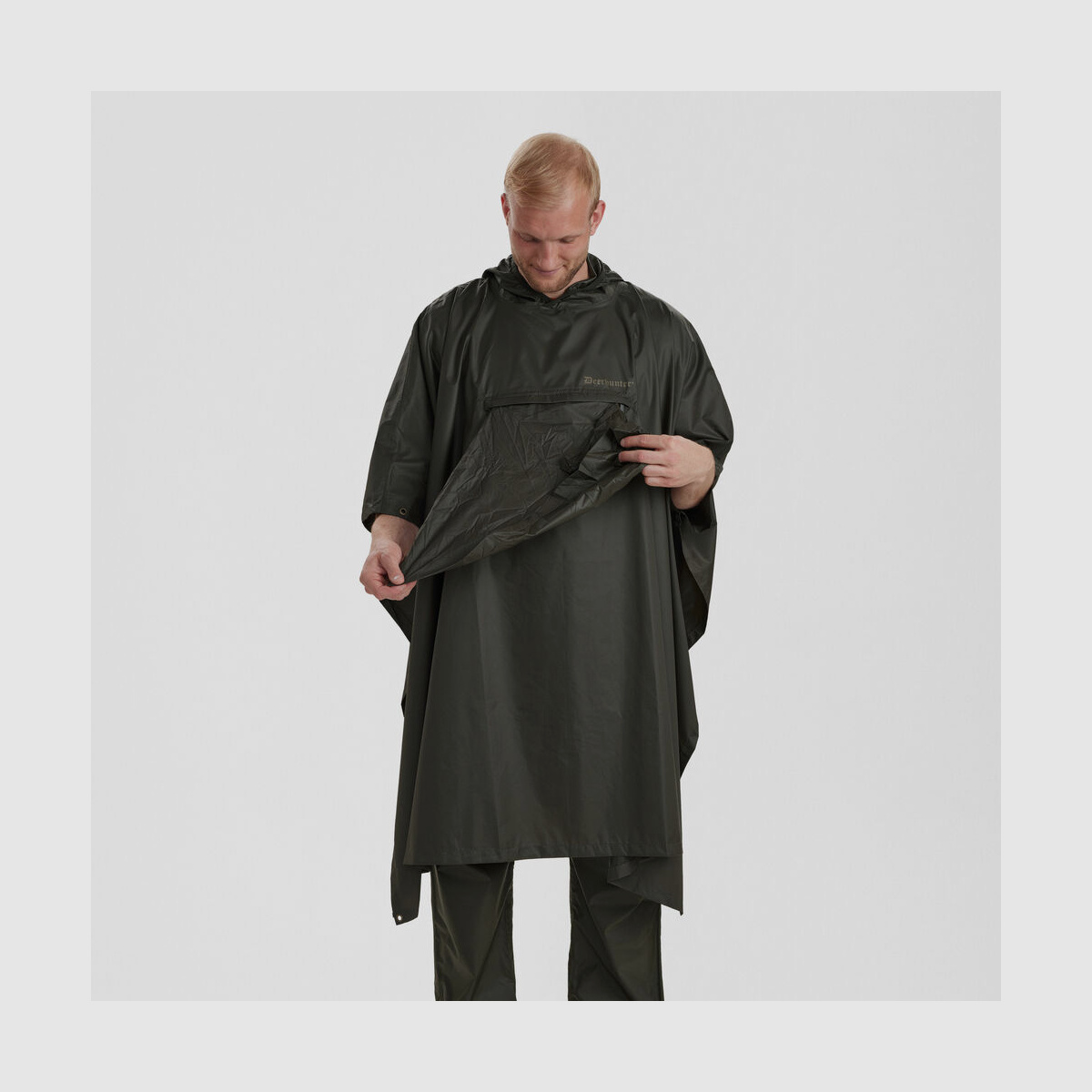 DEERHUNTER Regenponcho Timber