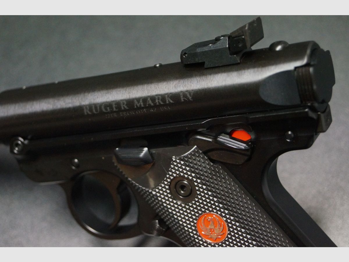 Ruger Mark IV Target 22 LR Blued, immagine 7 di 8