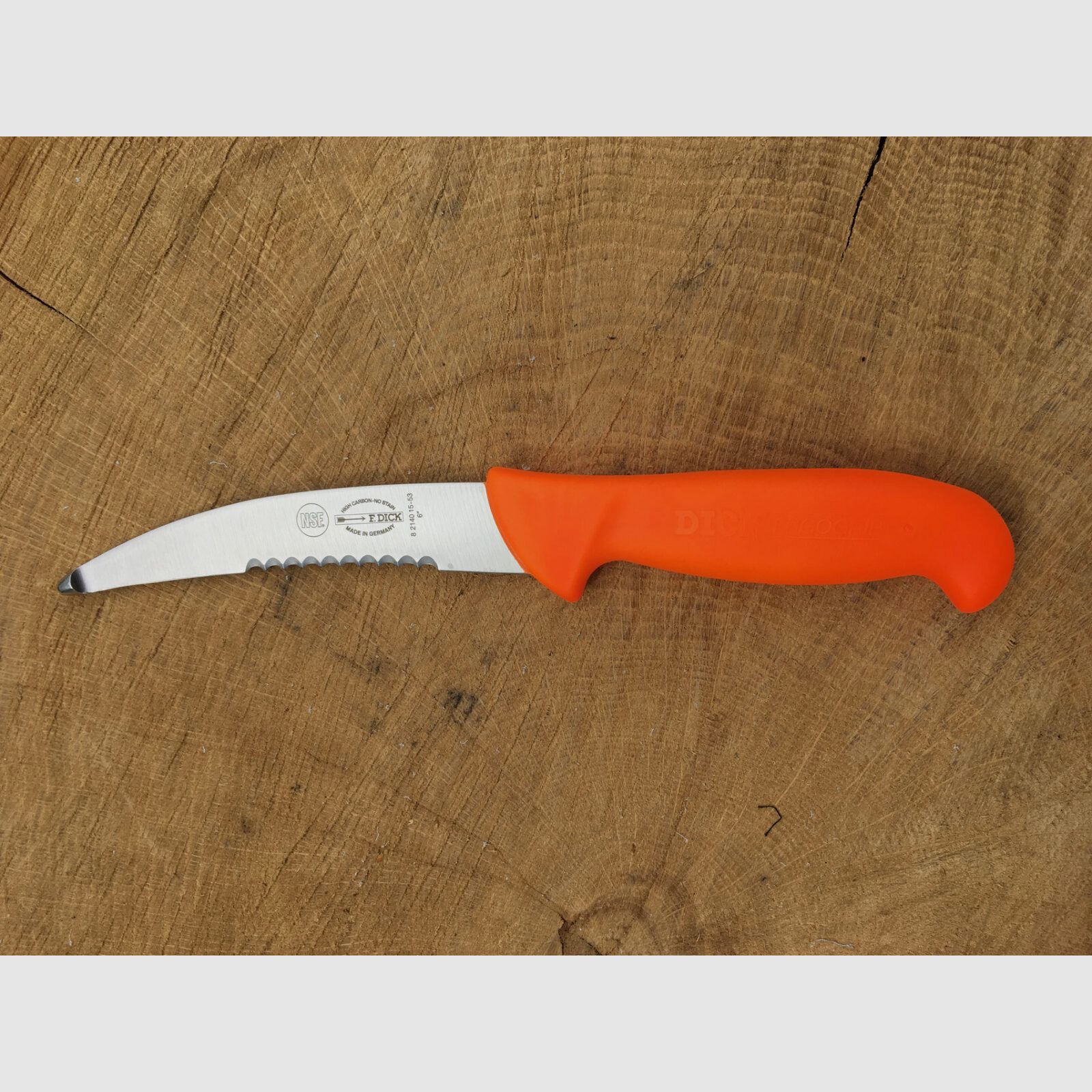 Aufbrechmesser, Anschnittwelle "NEU" - Aufbrechmesser orange