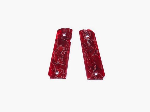 Grip Custom Alume rosso Colt 1911