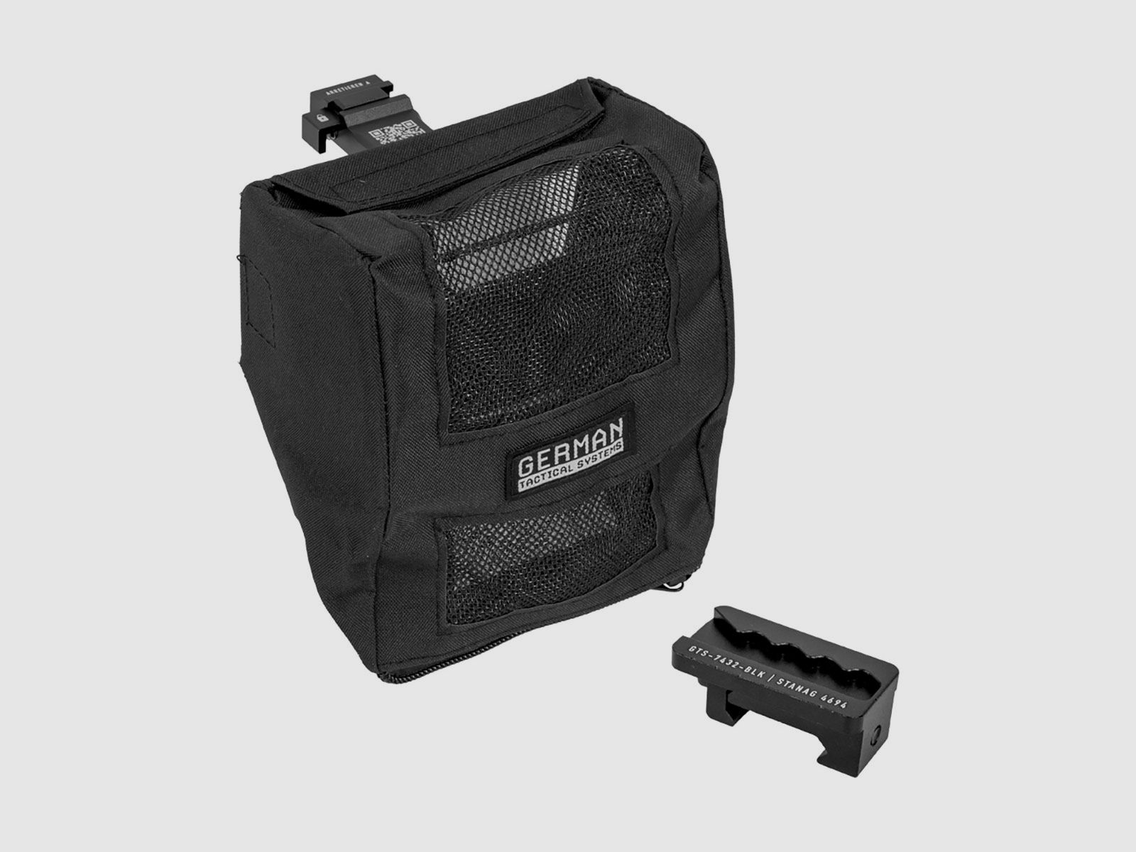 GERMAN TACTICAL SYSTEMS – BRASS CATCHER TATTICO PICATINNY 3.0, immagine 1 di 3