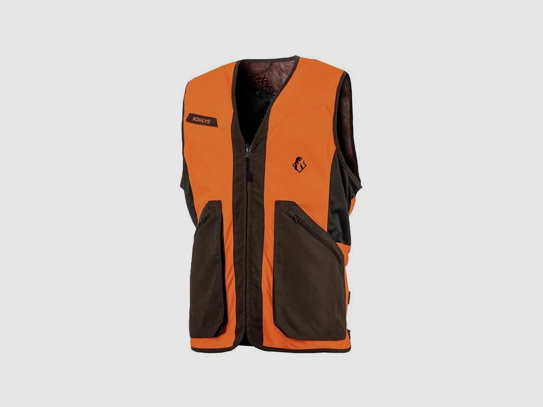 SOMLYS GILET DE CHASSE CLASSY REVERSIBLE, image 1 sur 2
