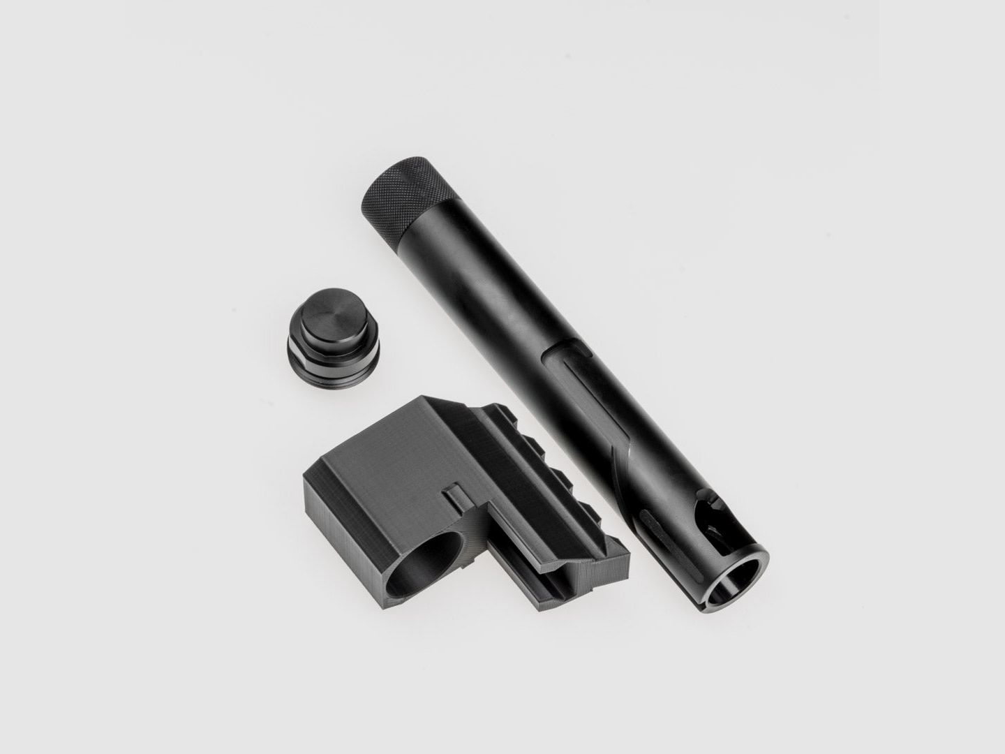 BUNDLE | ALU TUNING BARREL - Short + Cover + Expansion Cap | Co² KIT | FSC Pistol | 60J+, imagen 4 de 6