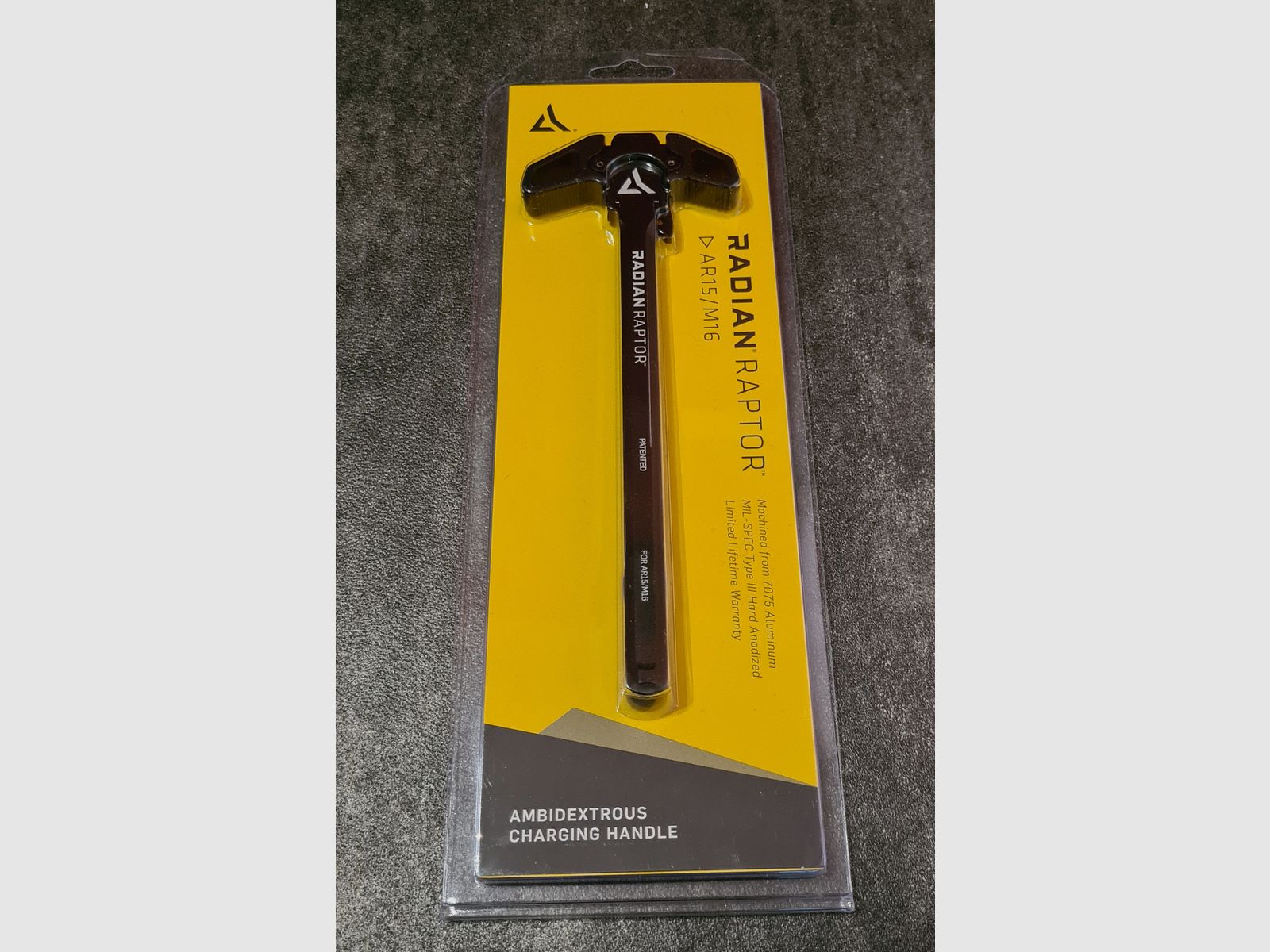 Original Radian Raptor Charging Handle - AR-15 Ladehebel (wie BCM, JP, Geissele, Daniel Defence, LMT, Noveske)