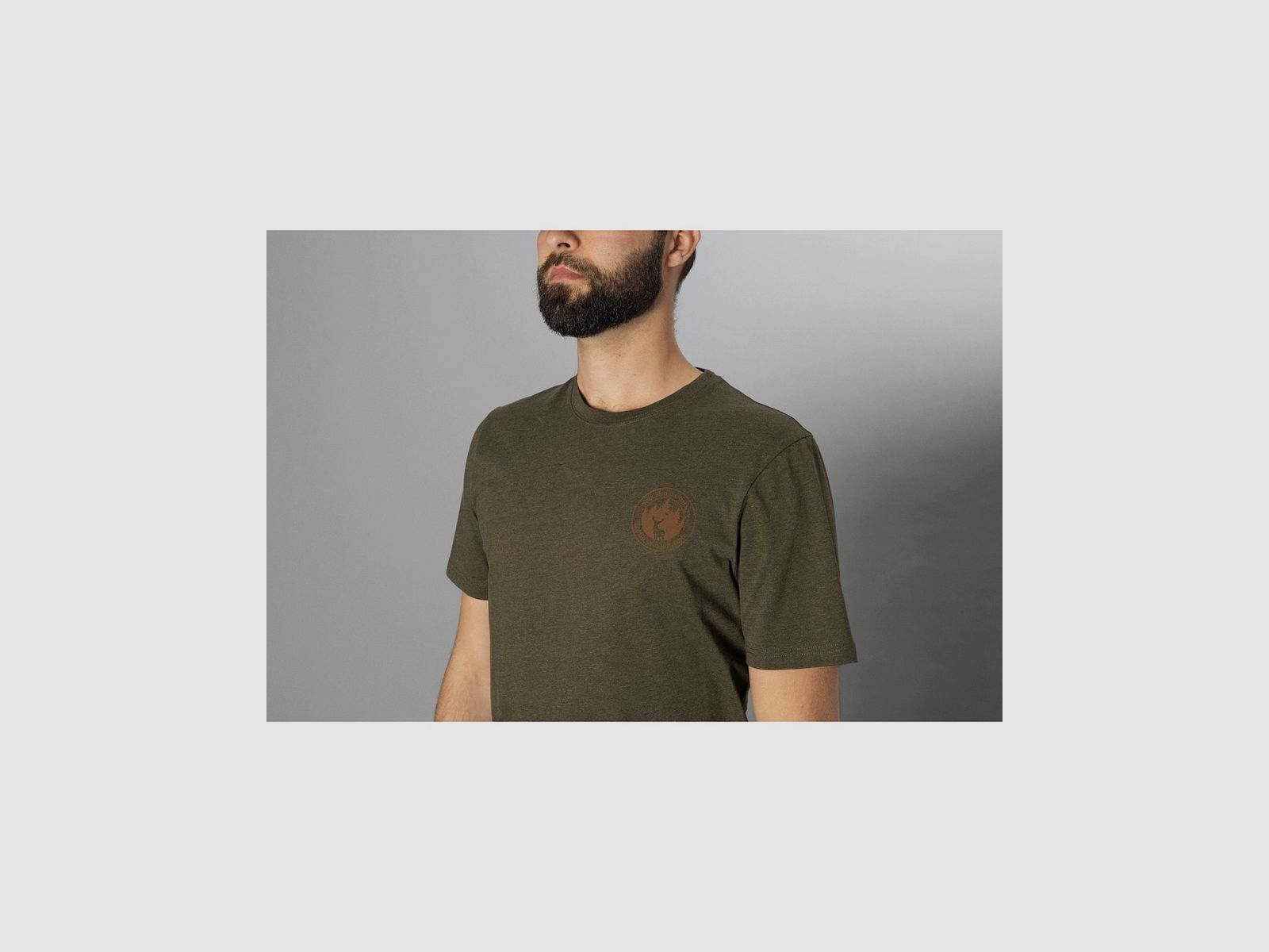 SEELAND SAKER T-SHIRT PINE GREEN MELANGE, Bild 4 von 5
