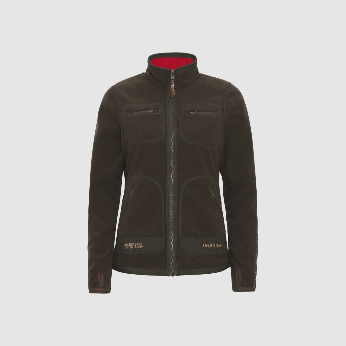 Härkila Kamko brown/red Fleecejacken Damen