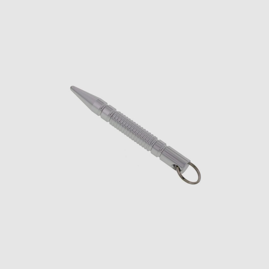 Self Defense Kubotan with Key Ring - Silver