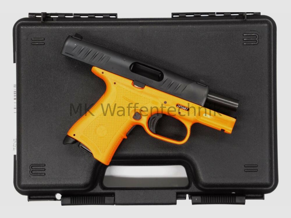 Pistole BUBIX BRO - Kaliber 9x19 subkompakt Orange	 9mmLuger