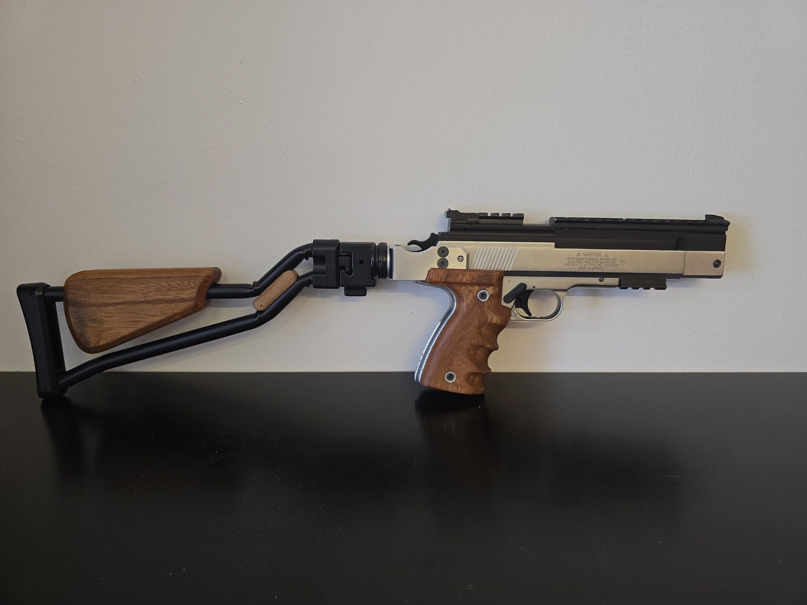 Weihrauch HW 45 Custom Carbine (Cal. 4.5mm) – With folding stock & Weihrauch scope – Top condition!