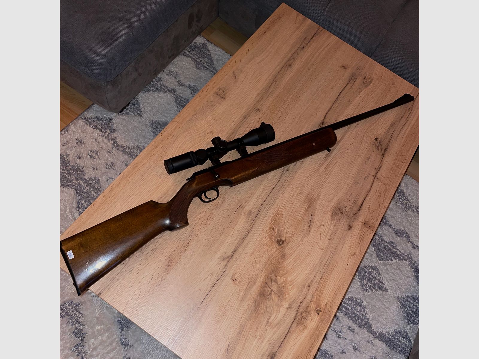 Reserviert! Einzellader KK Büchse Jung Roland Mod. Hubertus mit Optik