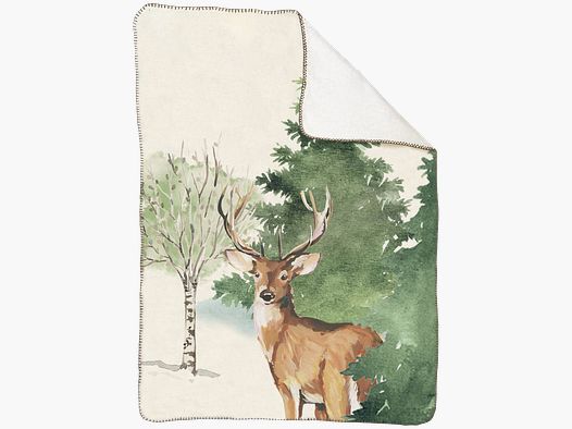 Wohndecke Deer Grove mit Hirsch