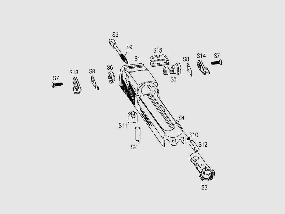 Goupille de stabilisation de fermeture S4 DE