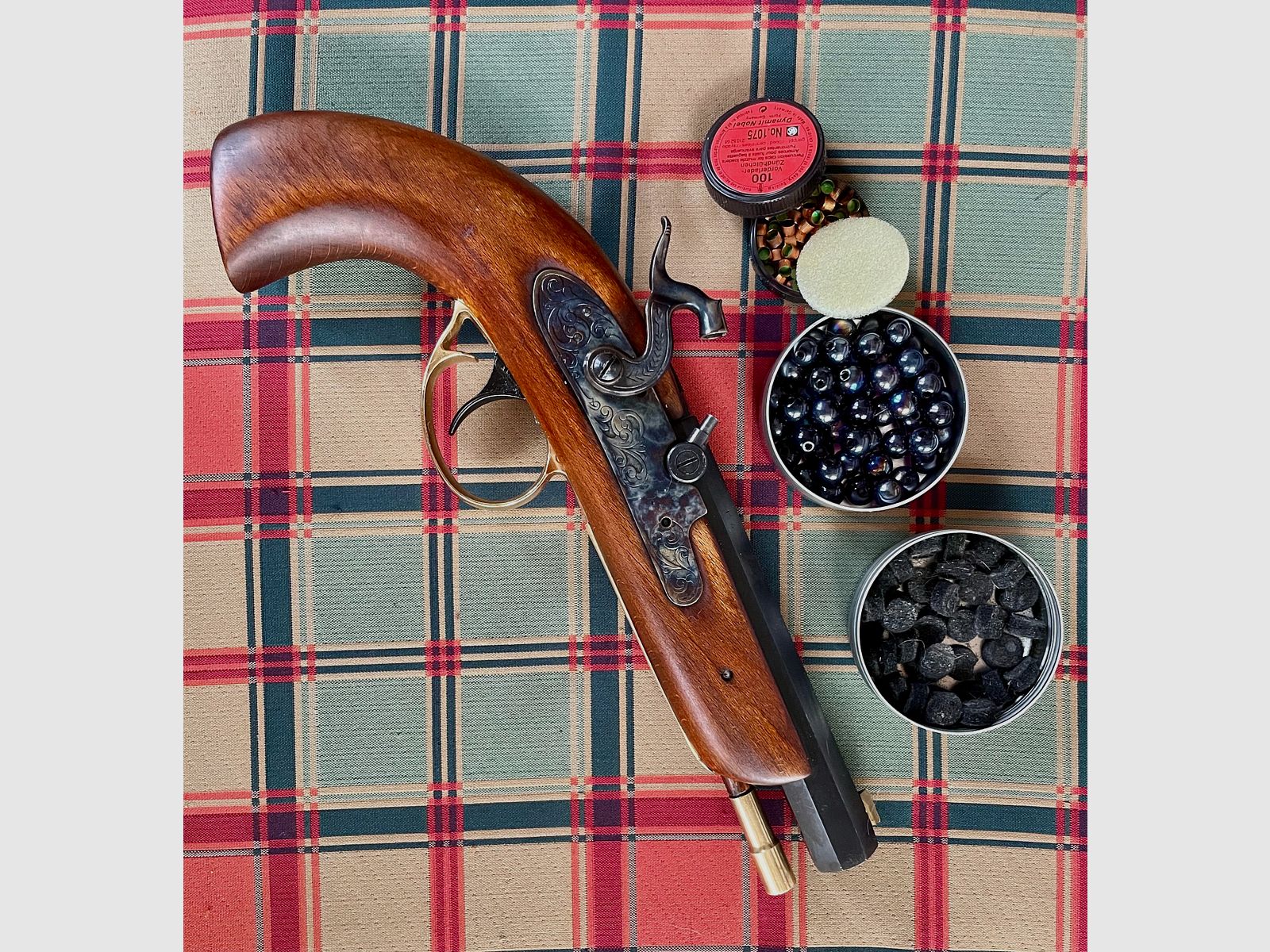 Perkussionspistole  Dikar .45  Blackpowder
