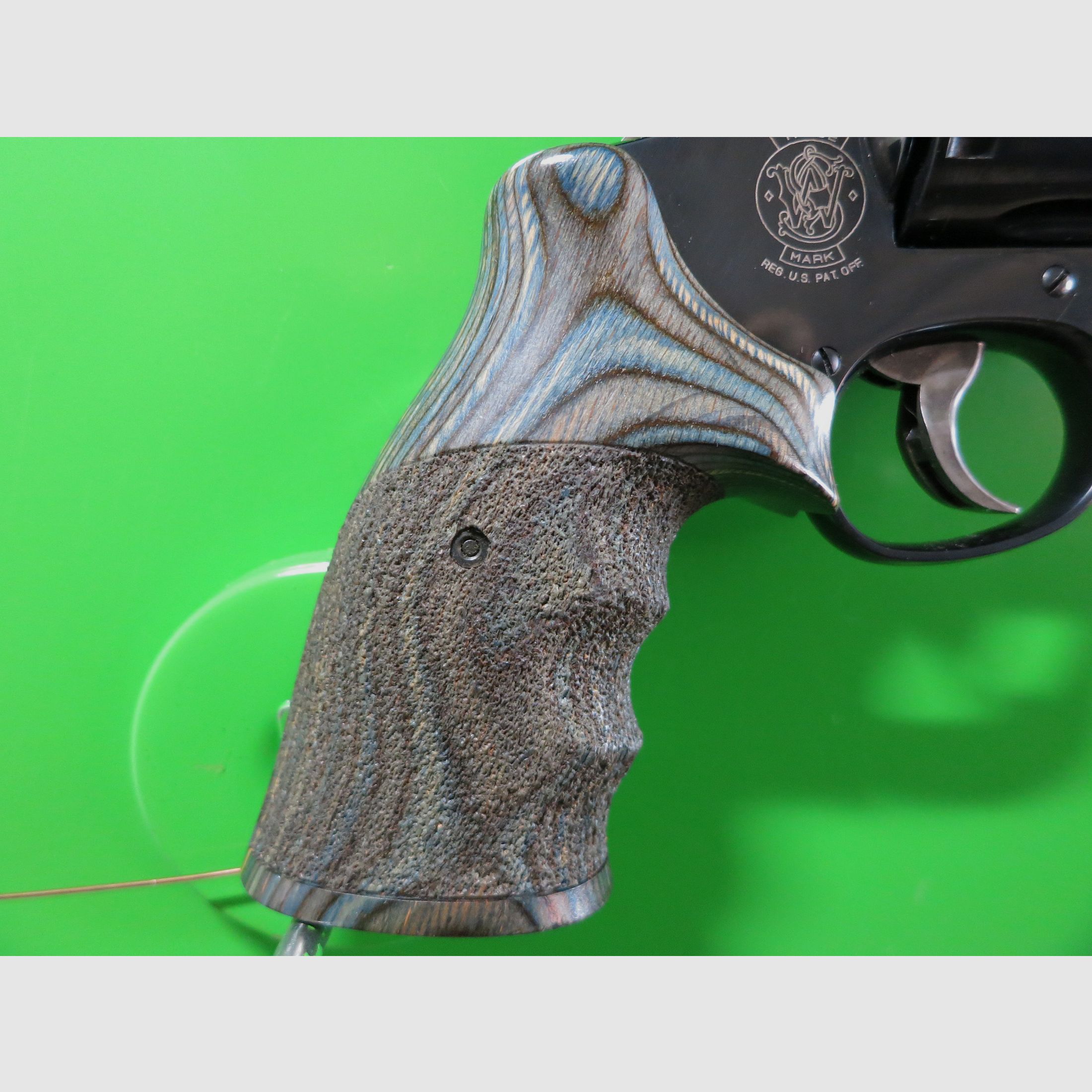 Revolver SMITH & WESSON Modello 586-5, Target Champion 6", Cal. 38/357 Mag, Blu Reale   #33-