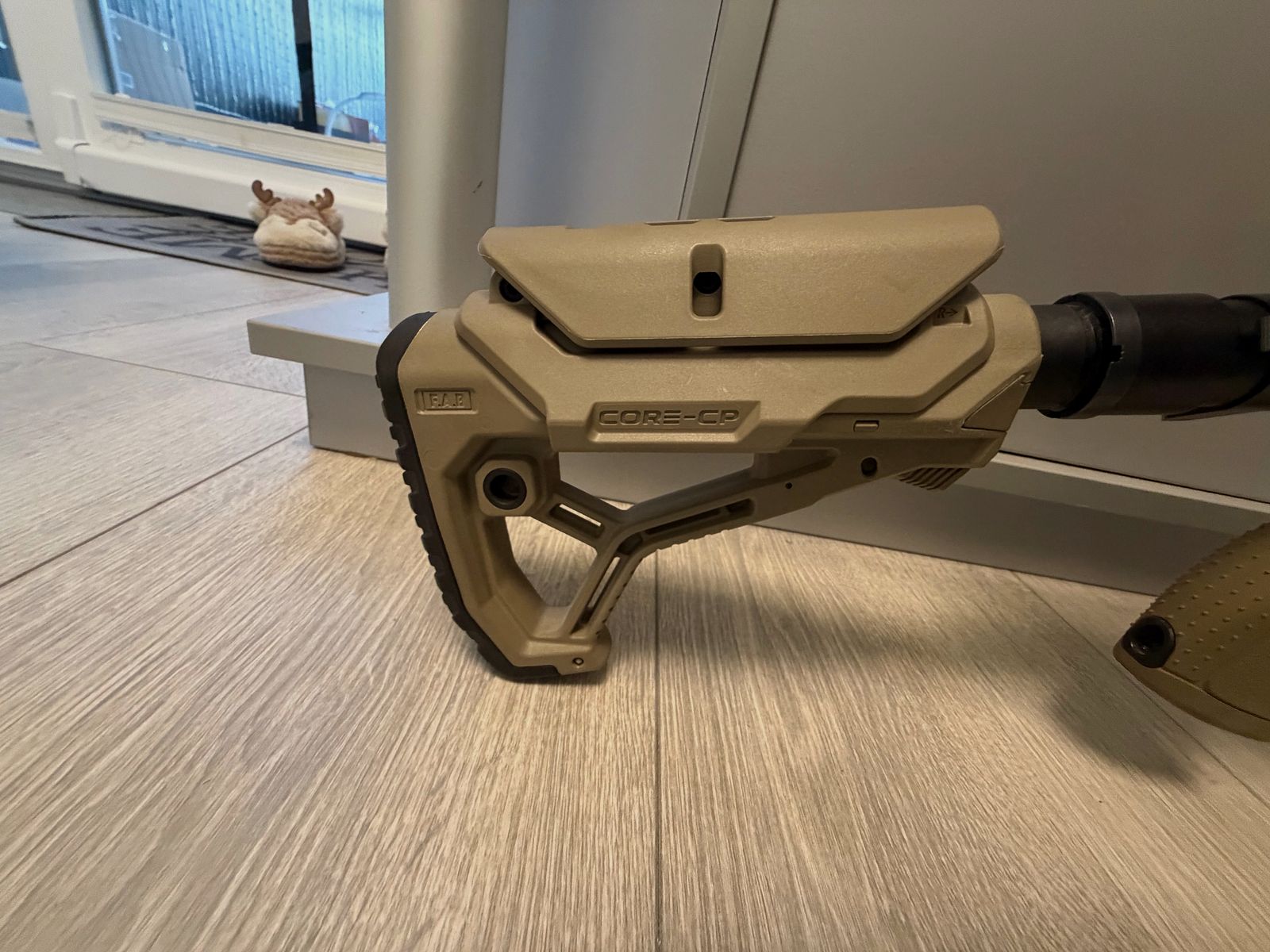 AEA HP-Max MK 1 Kal. .35 9mm F-luchtgeweer pompactie, RED-DOT en opvouwbare vergroting 1-5x (vergroter), tactisch, FAB-schaft, Donny FL, bipod tactisch