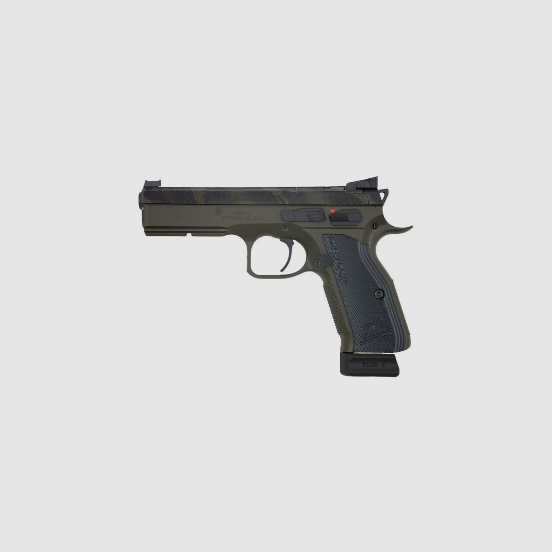 Ceská Zbrojovka CZ 75 Shadow 2 OR - schwarze Griffschalen Camo/oliv - 9mm Luger - Sonderedition