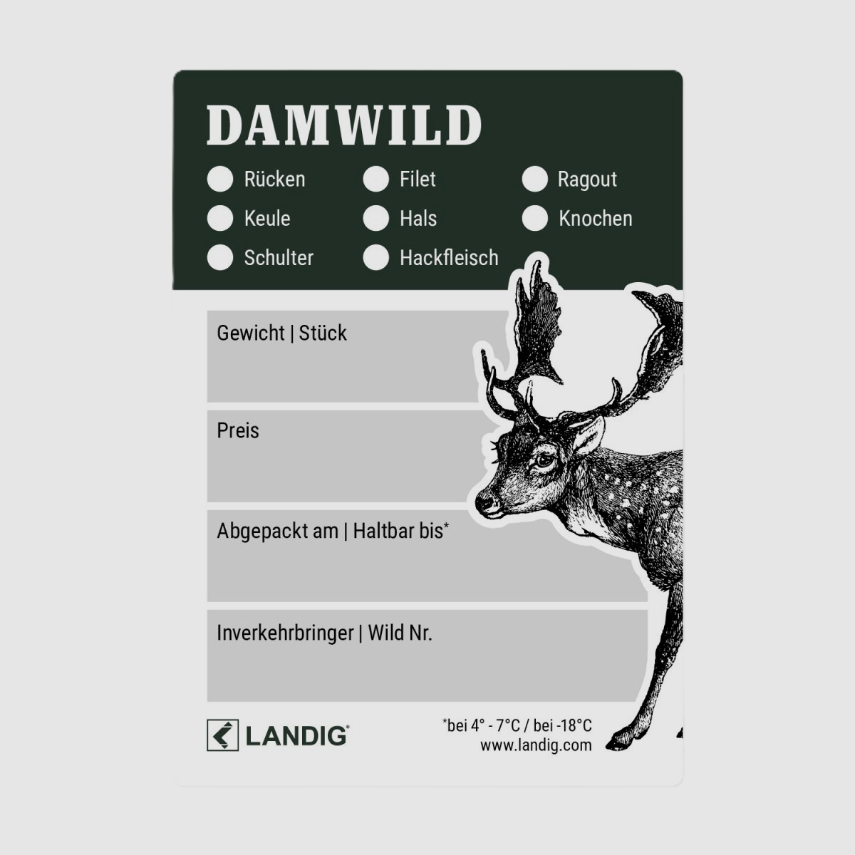 Landig Jachtlabels voor Vakuumzakken, afbeelding 8 van 9