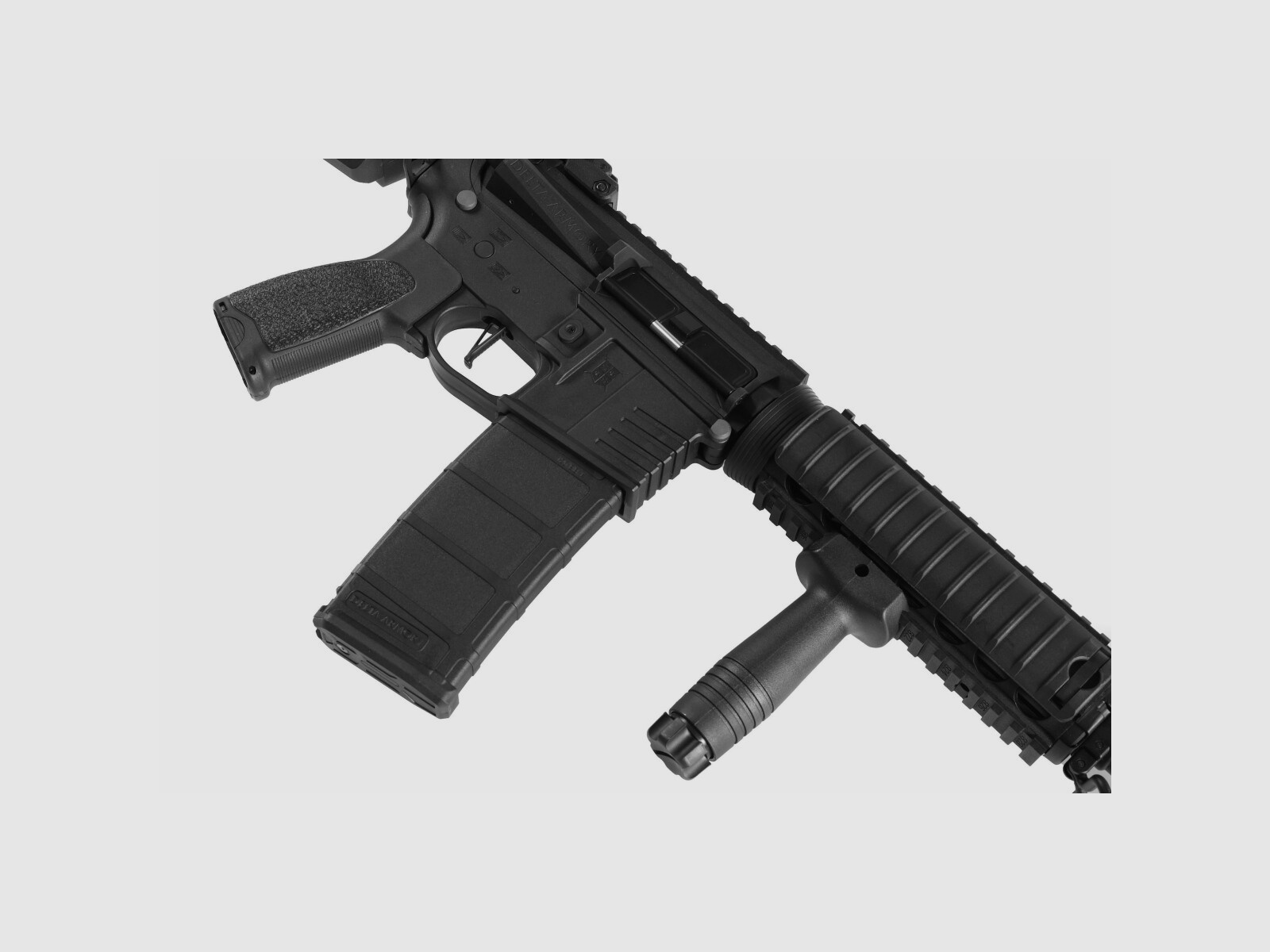 AR15 CQB-R CHARLIE Czarny S-AEG Softair Karabin Wolny od 18 Lat | Delta Armory