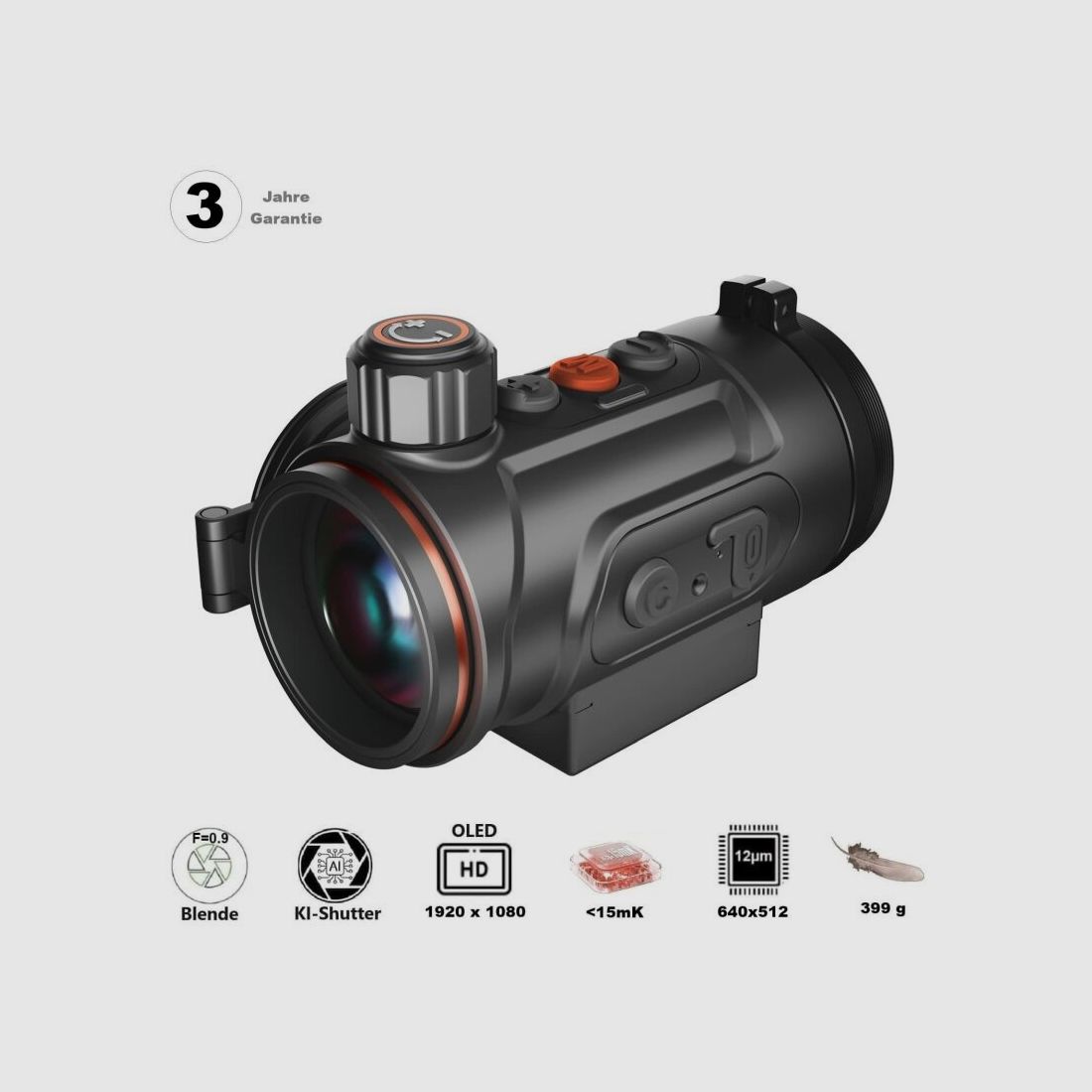 ThermTec Wärmebild Vorsatzgerät Hunt 635 Pro