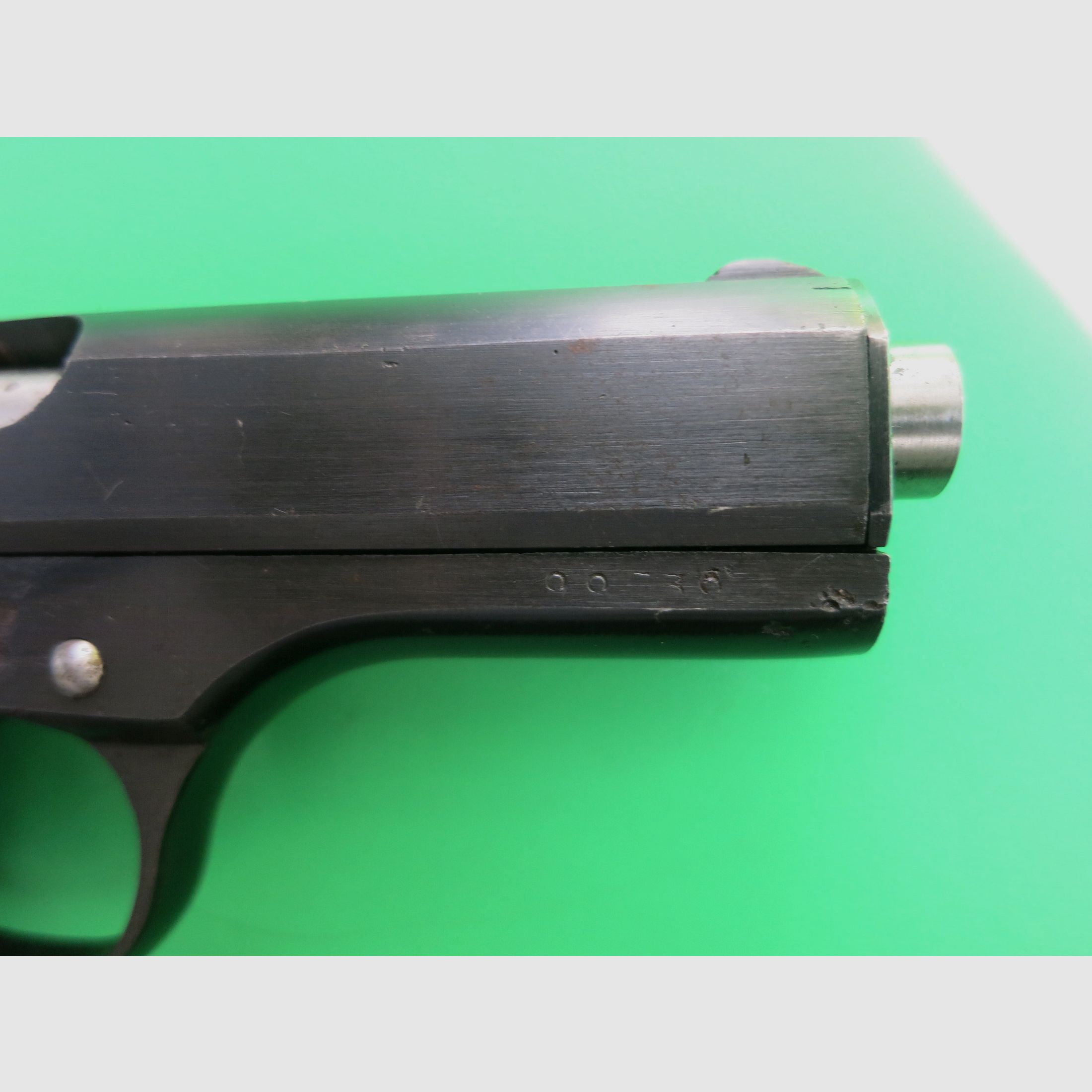 Pistola BÖHMISCHE WAFFENFABRIK (CZ) Mod.27, Cal. 7,65mm Browning, WaA76, WW2 Wehrmacht     #85