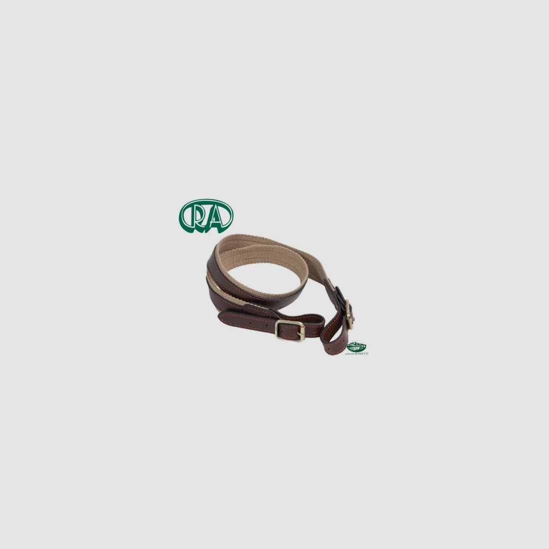 RA SPORT Strap in leather and cordura beige
