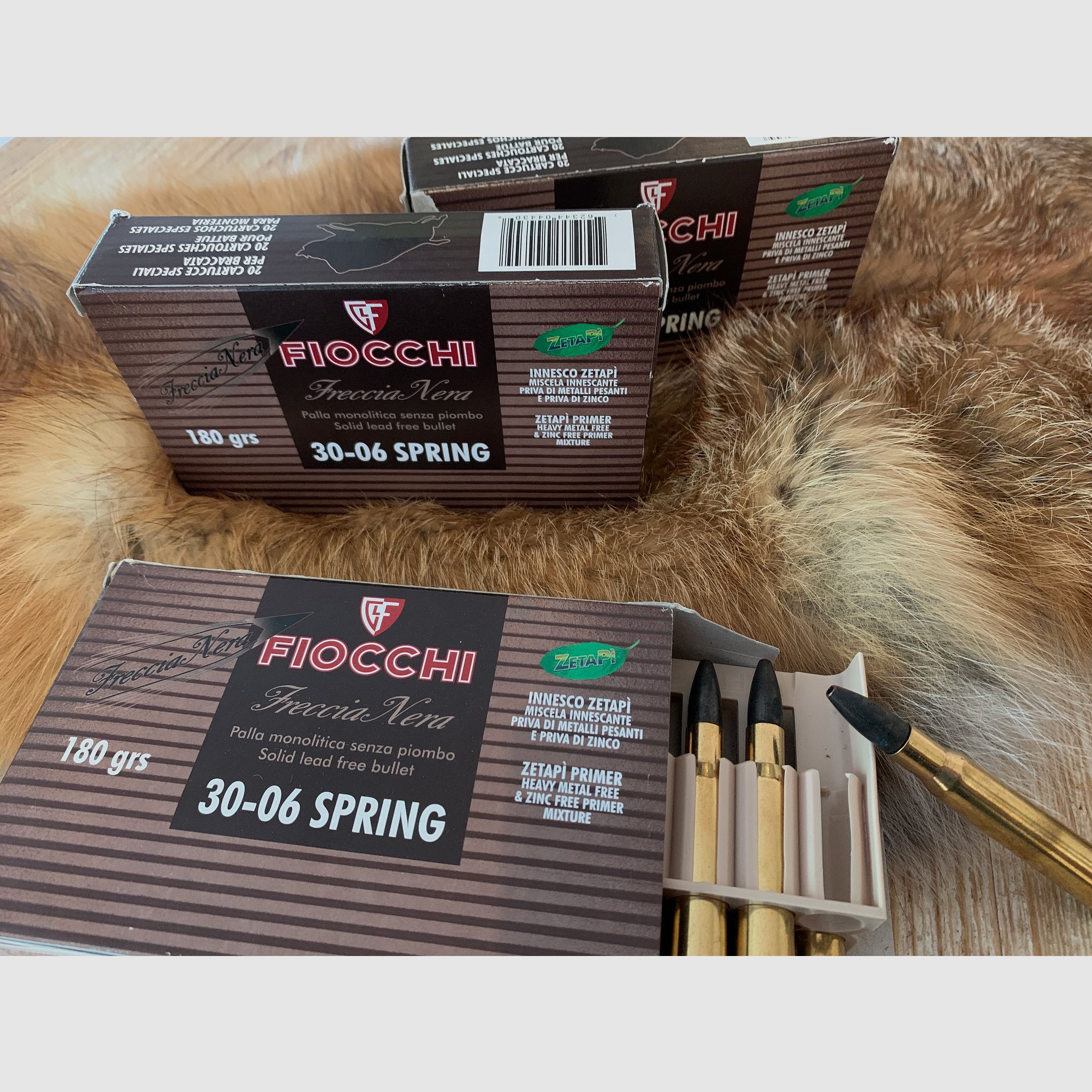 Sonderpreis! 3 volle Packungen 30-06 180gr bleifrei Fiochi Freccia Nera