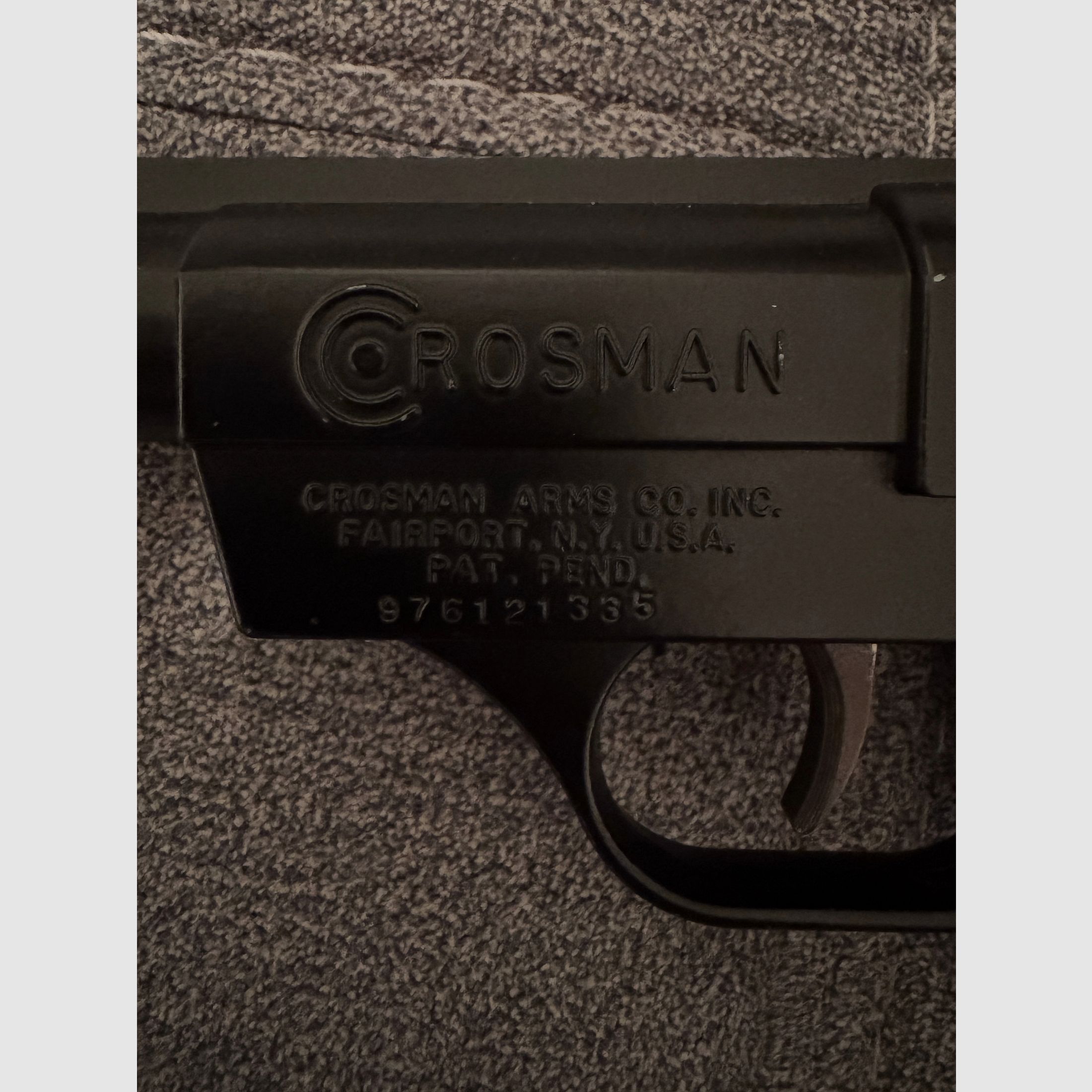 CO2 Luftpistole Crosman Model 454 (.177 / 4,5mm BB) – Vintage Set mit CO2 & Munition