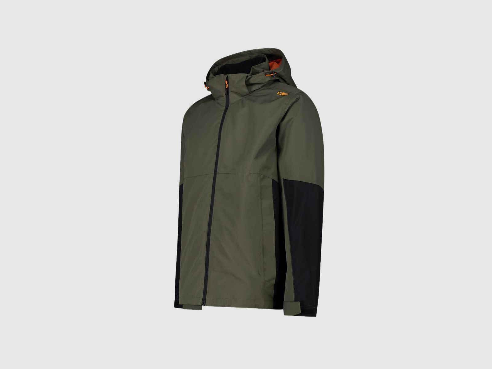 CMP Herrenjacke mit abnehmbarem Fleece-Jacket Olive Nero