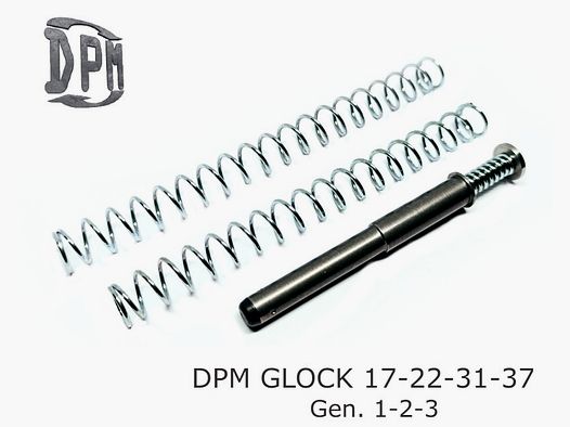 Tige guide DPM pour pistolet Glock 17, 22, 31, 37 de génération 1, 2, 3