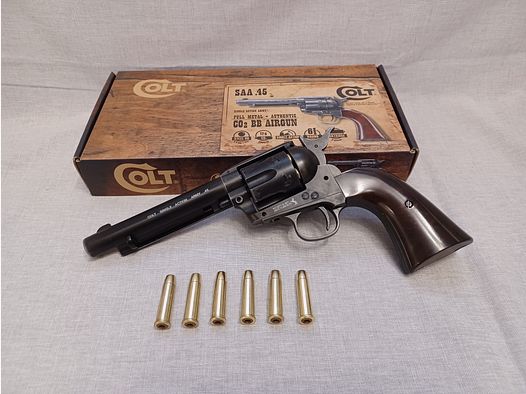 Colt SAA - antik / 4,5 mm BB / CO2 / Revolver / OVP (129)