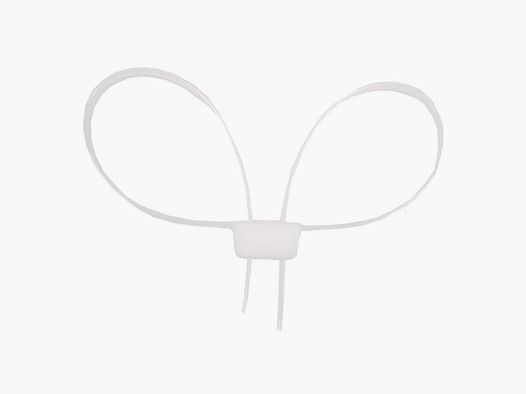 Kunststoff Handfessel, weiß