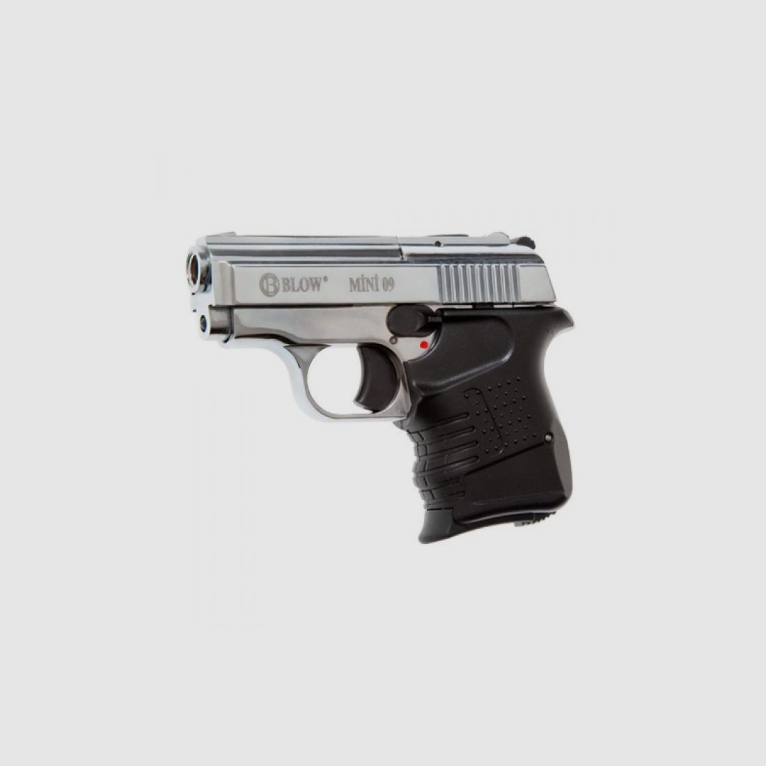 BLOW MINI Matte Chrome 9mm P.A.K. | Compact - Blank / Schreckschuss - Nieuw / New - EU Verzending / EU Shipping