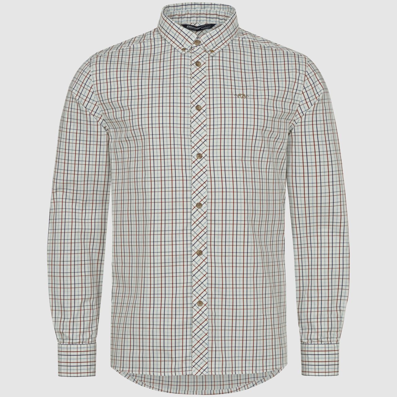 Blaser Herren Hemd Tristan 22 bordeaux/blau kariert