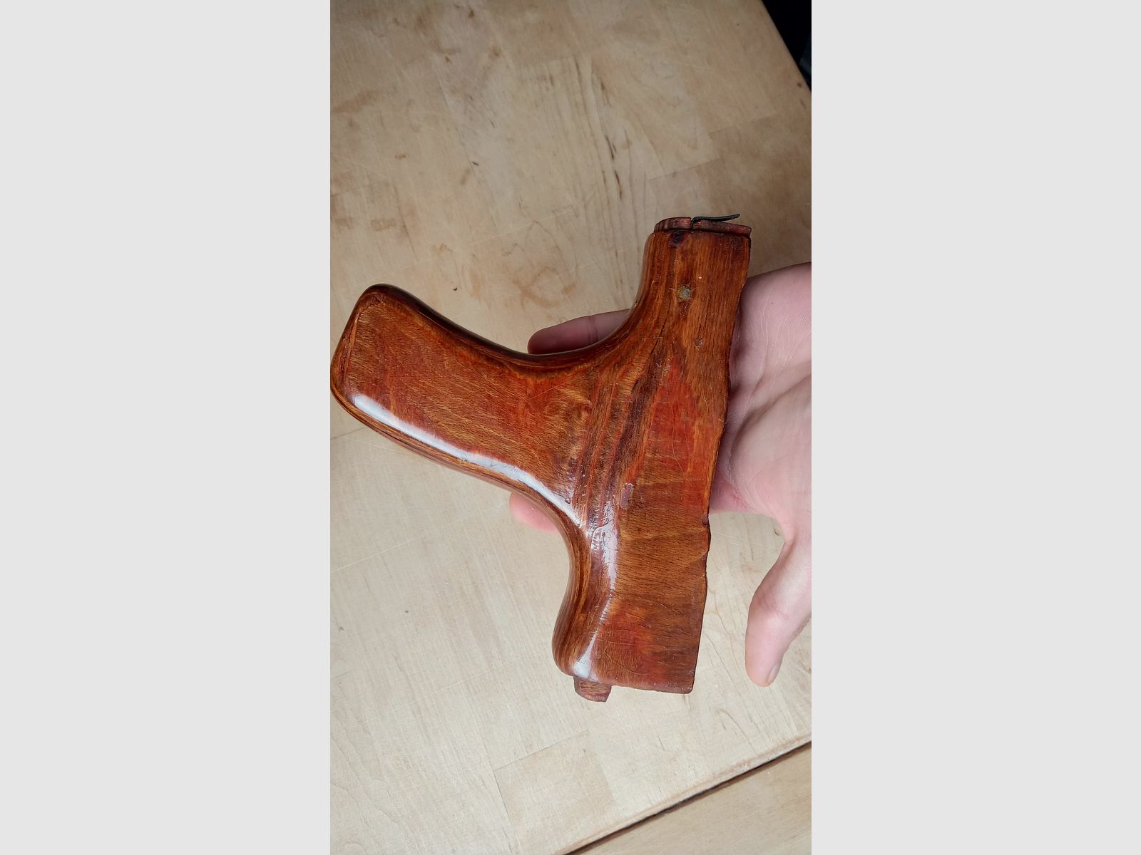 #2 Rumänischer unterer AK Handschutz s.g. Esel-Pimmel (Uluc) Schichtholz Romy Dong für PM md.63 md.90 AIMR AIMS