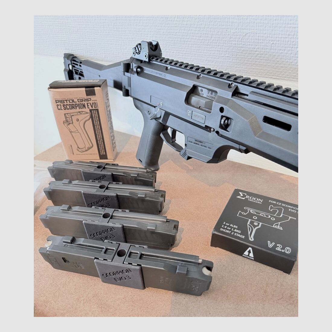 CZ Uhersky Brod EVO3 S1 Carbine Competition Ready, 8 Magazine, Ascalon Trigger