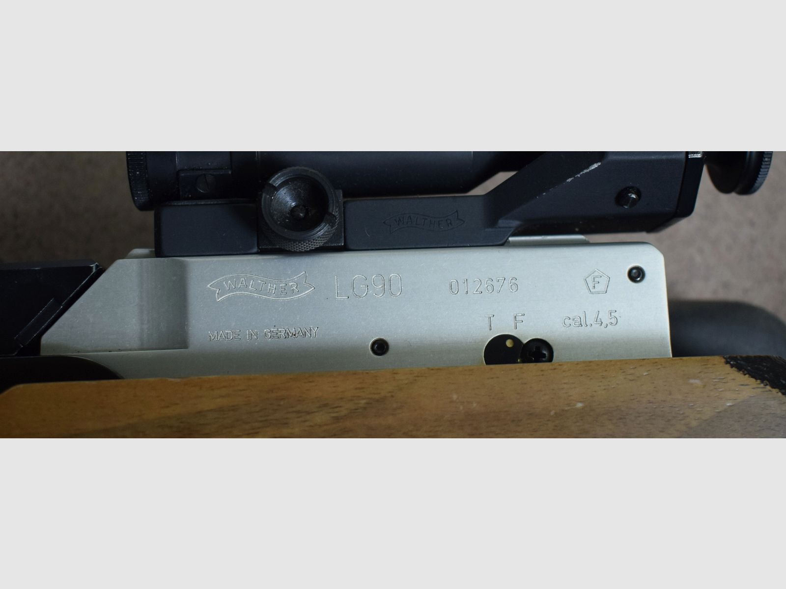Luftgewehr Walther LG90 - Dichtungen Neu 4,5 Diabolo 