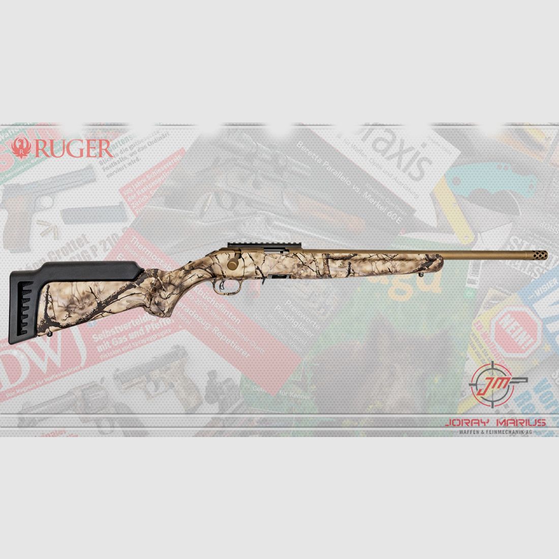 Ruger American Go Wild Camo Repetierer .22lr