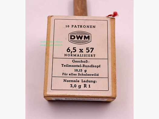 DWM, Berlin Büchsenpatronen 6,5x57